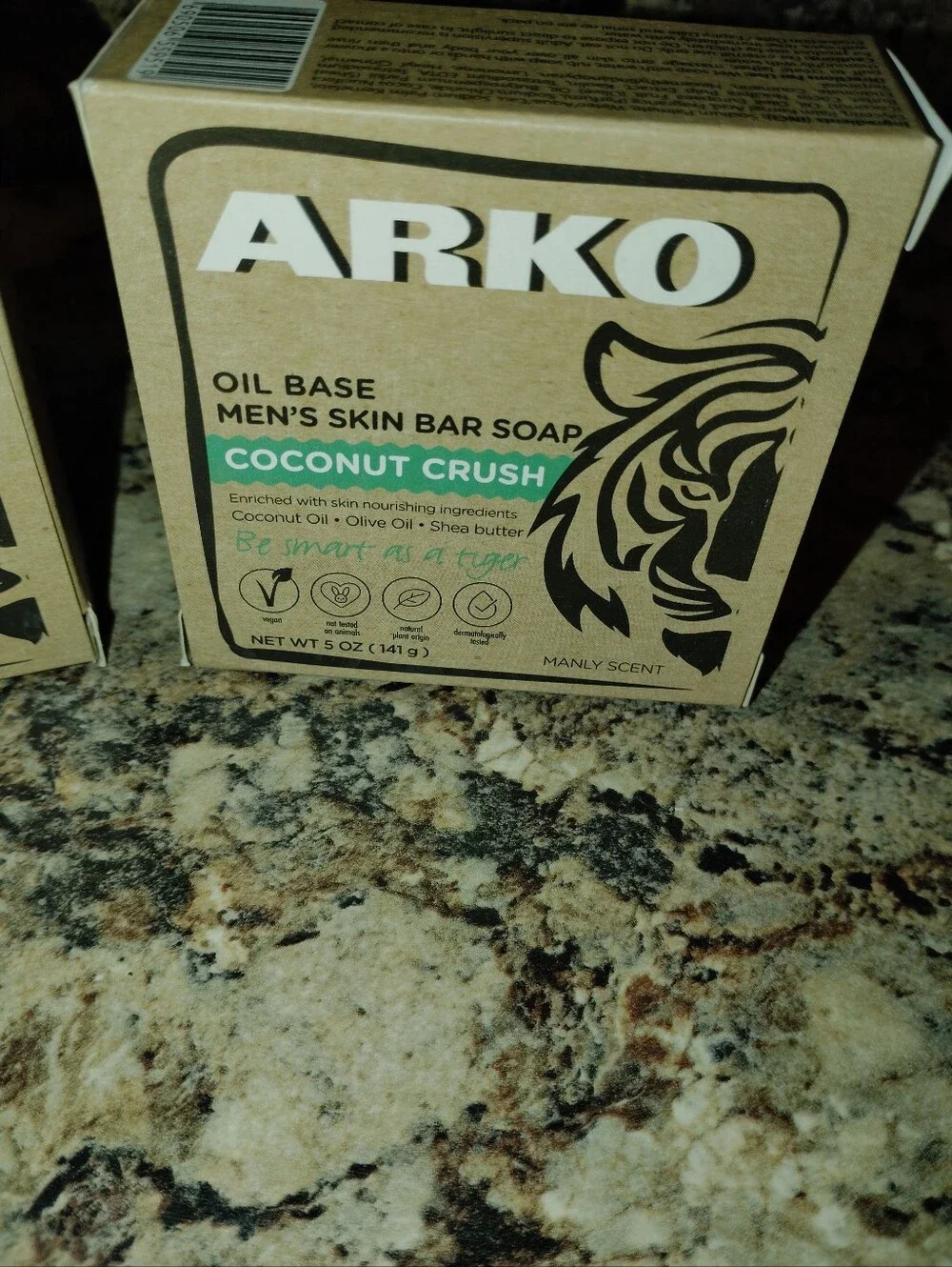 Coconut Crush & Fresh Force Men's Skin Bar Soap - Natural Brown.new